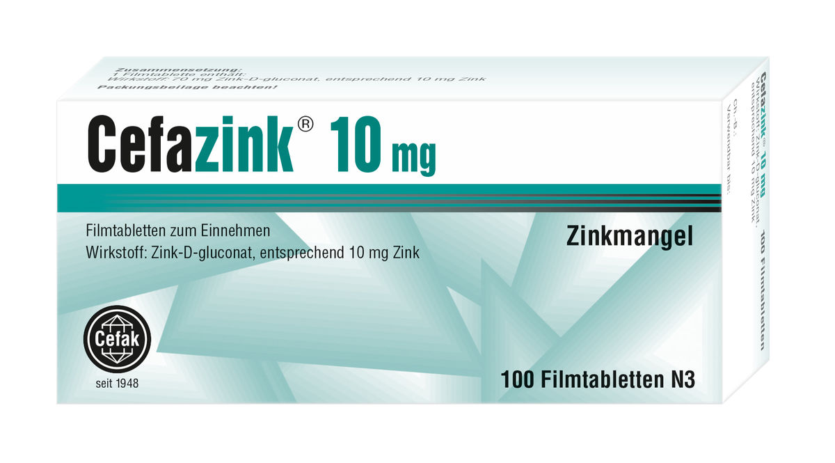 CEFAZINK 10 mg Filmtabletten