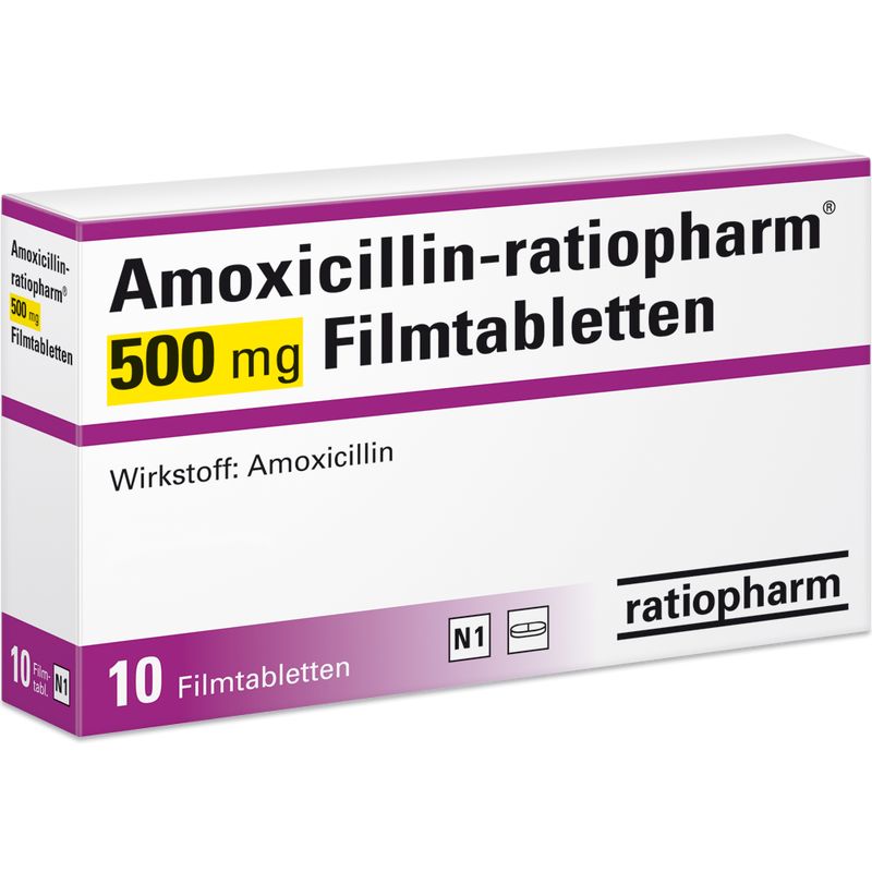 AMOXICILLIN-ratiopharm 500 mg Filmtabletten