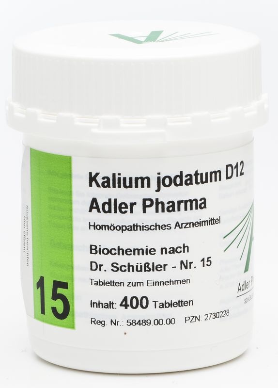 BIOCHEMIE Adler 15 Kalium jodatum D 12 Tabletten