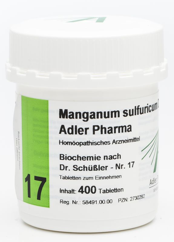 BIOCHEMIE Adler 17 Manganum sulfuricum D 12 Tabl.