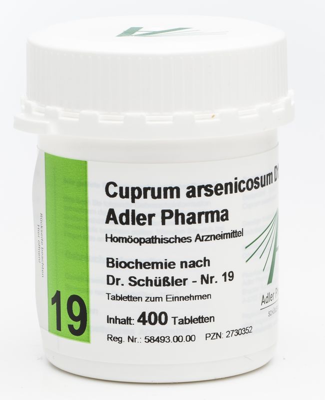 BIOCHEMIE Adler 19 Cuprum arsenicosum D 12 Tabl.