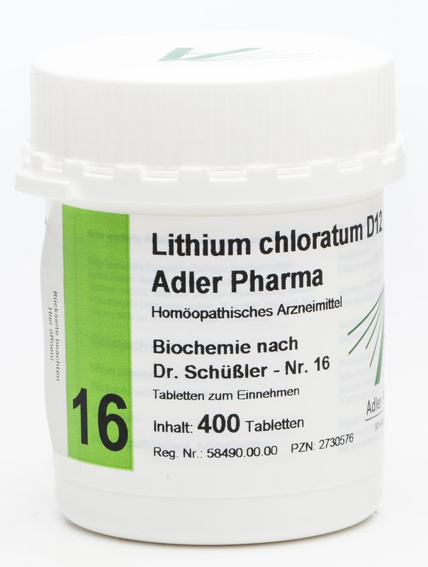 BIOCHEMIE Adler 16 Lithium chloratum D 12 Tabl.