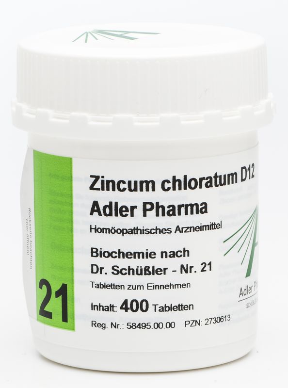 BIOCHEMIE Adler 21 Zincum chloratum D 12 Tabletten