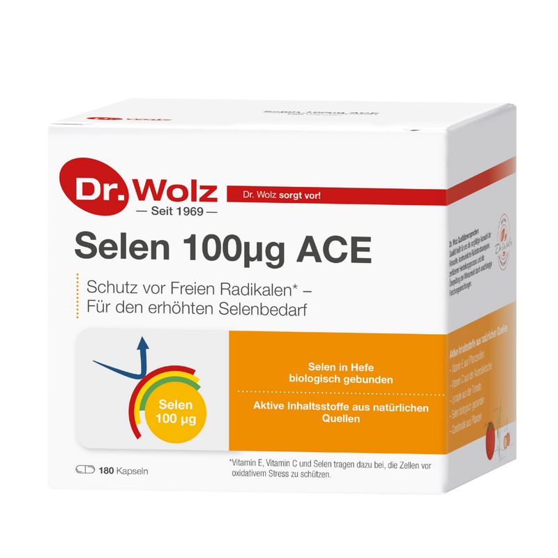 SELEN ACE 100 �g 180 Tage Kapseln