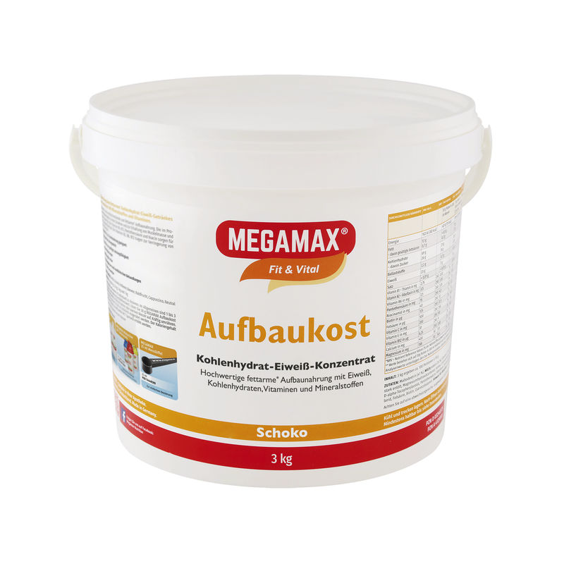 MEGAMAX Aufbaukost Schoko Pulver