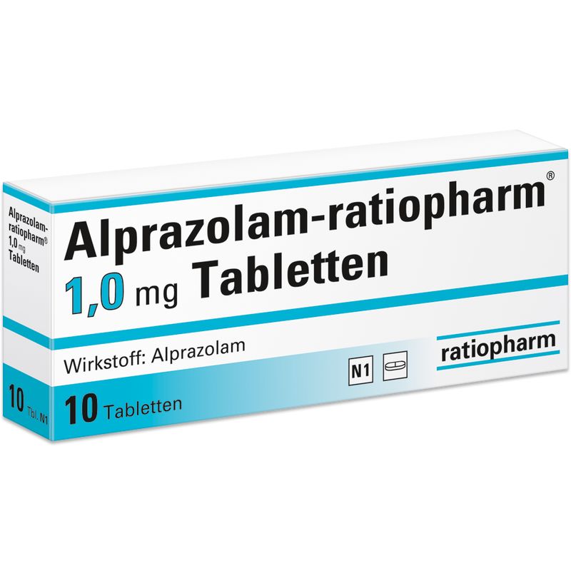 ALPRAZOLAM-ratiopharm 1,0 mg Tabletten