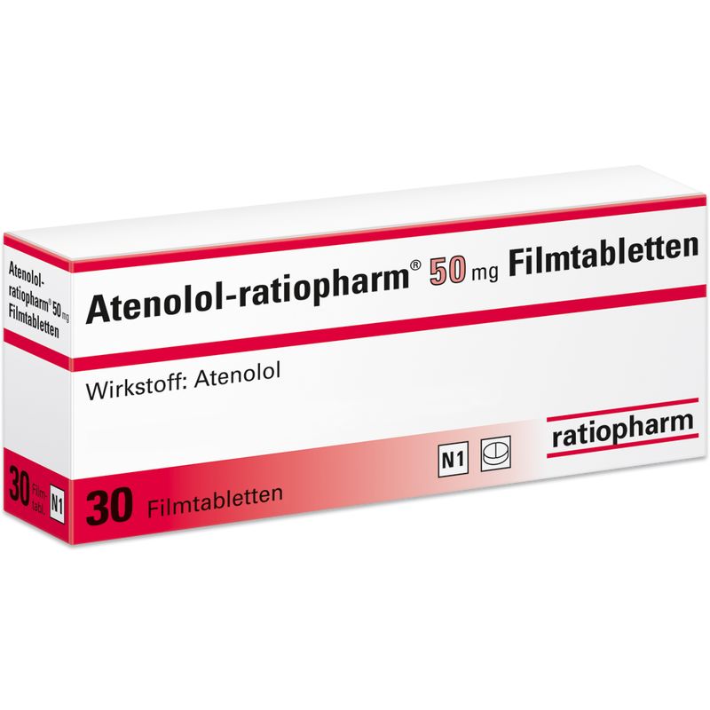 ATENOLOL-ratiopharm 50 mg Filmtabletten