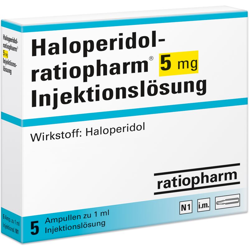 HALOPERIDOL-ratiopharm 5 mg Inj.-Lsg.Ampullen