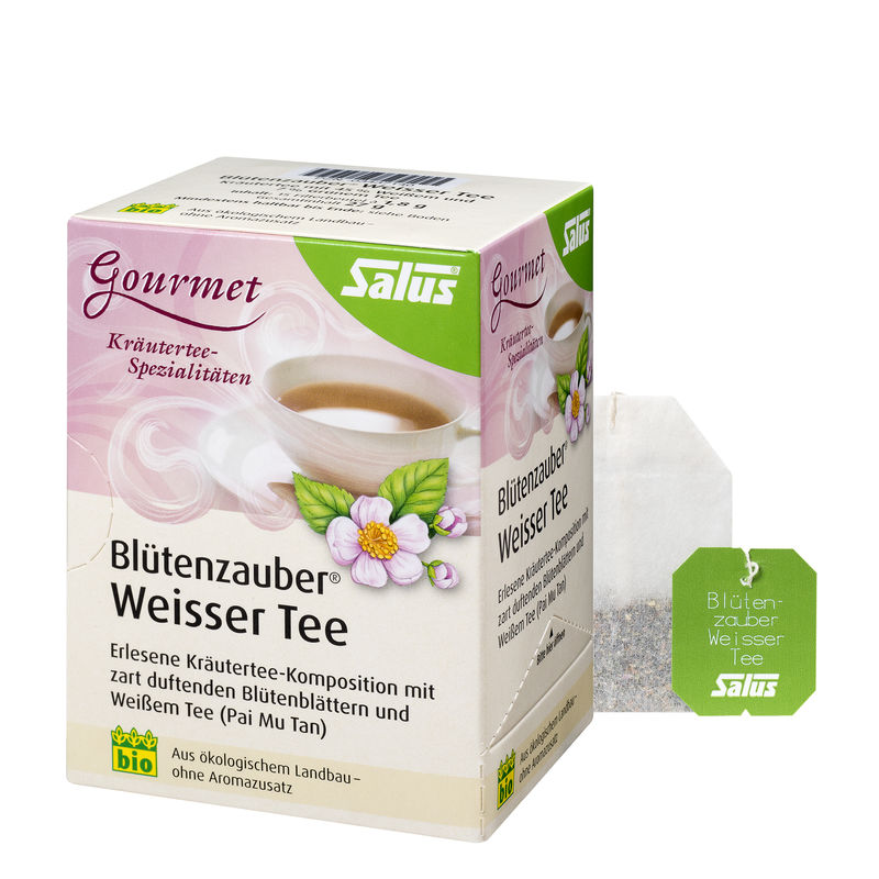 WEISSER TEE Bl�tenzauber Bio Salus Filterbeutel