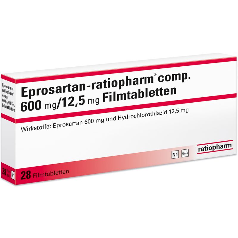 EPROSARTAN-ratiopharm comp.600 mg/12,5 mg Filmtab.