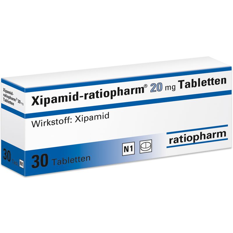 XIPAMID-ratiopharm 20 mg Tabletten