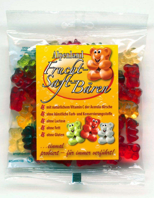 FRUCHTSAFTB�REN Alpenland kleine B�ren
