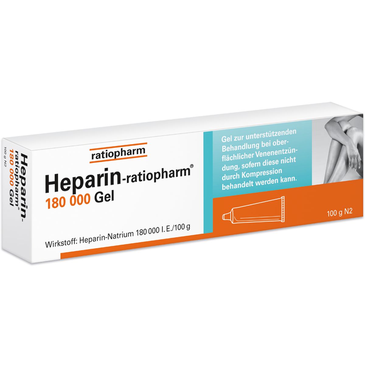 HEPARIN-RATIOPHARM 180.000 I.E. Gel