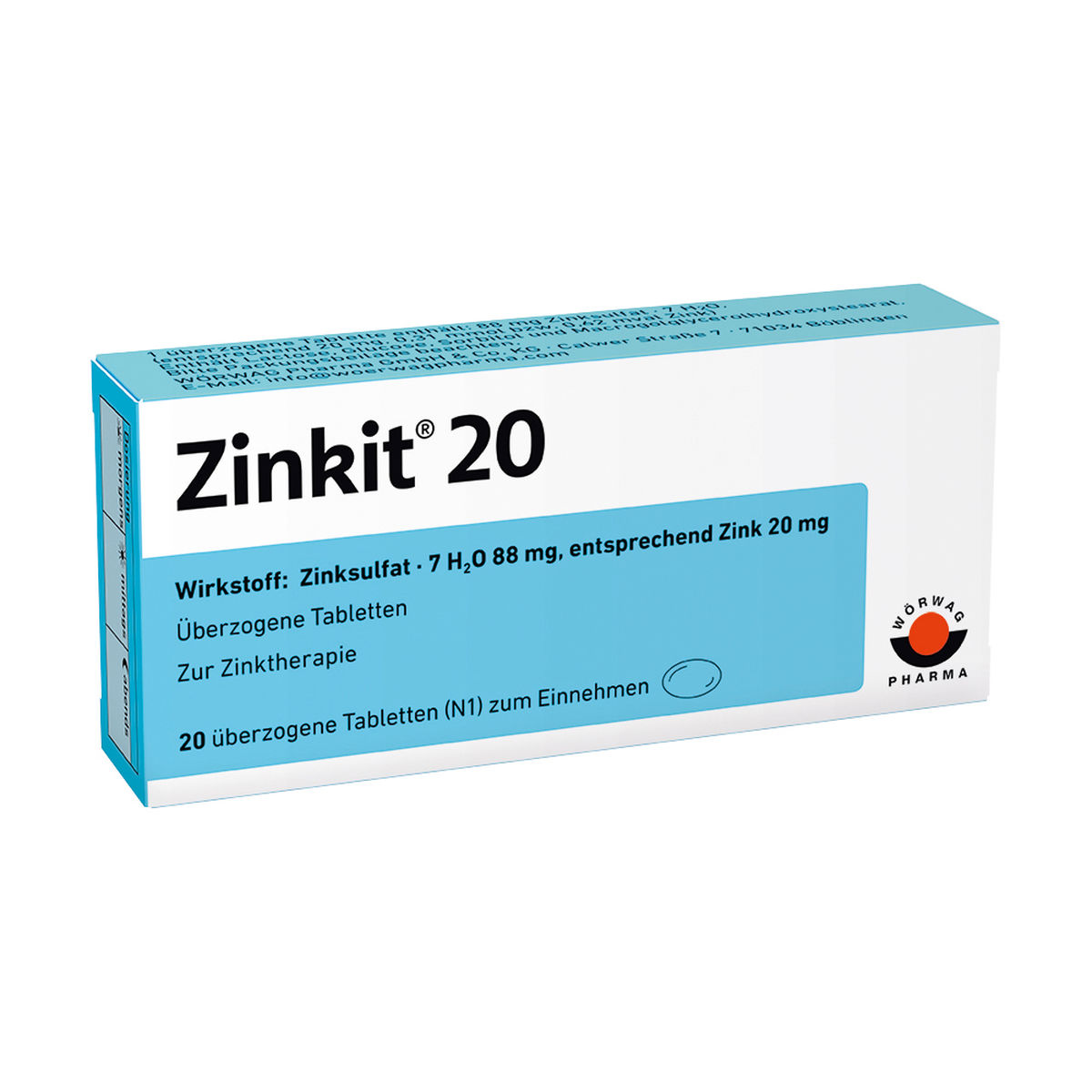 ZINKIT 20 �berzogene Tabletten