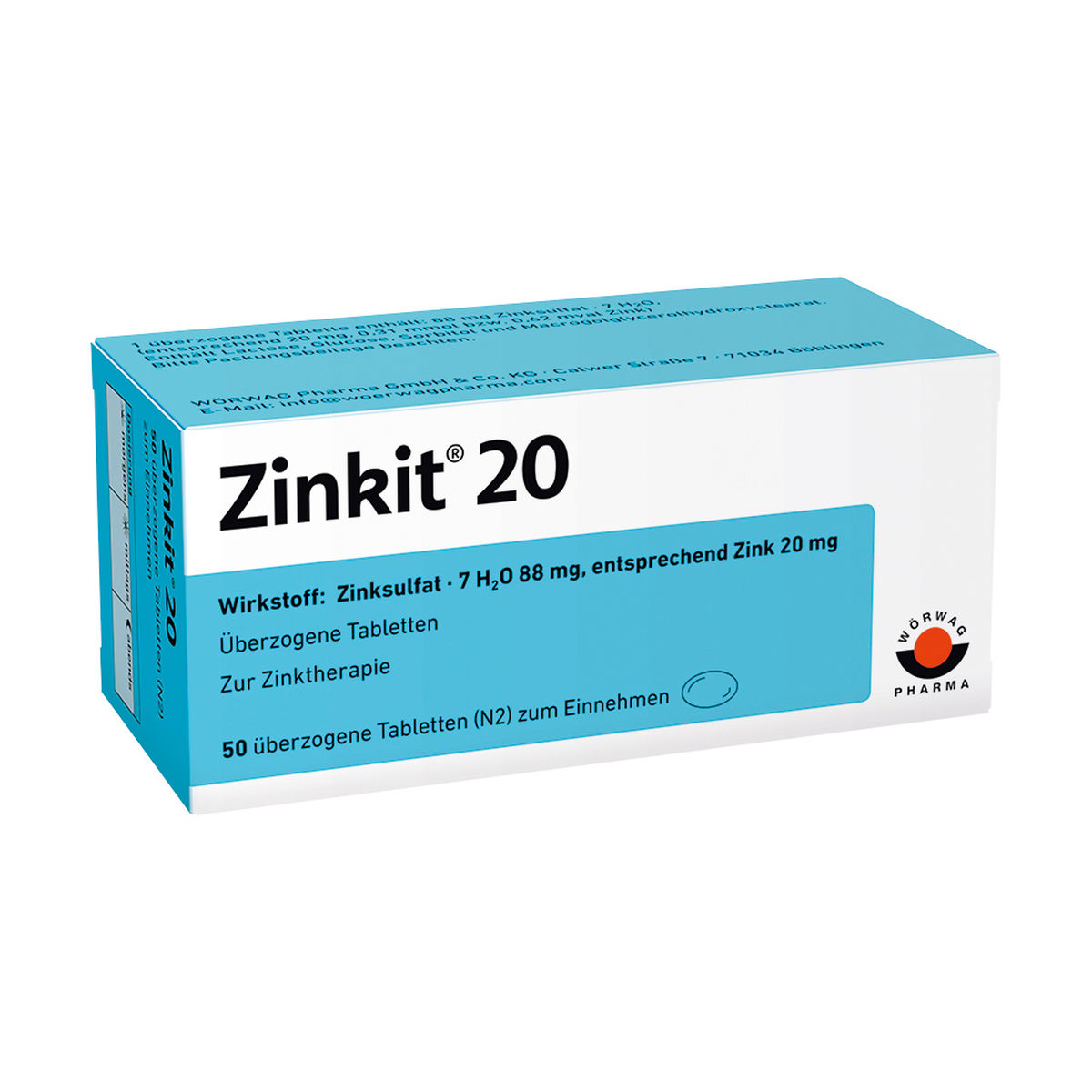 ZINKIT 20 �berzogene Tabletten