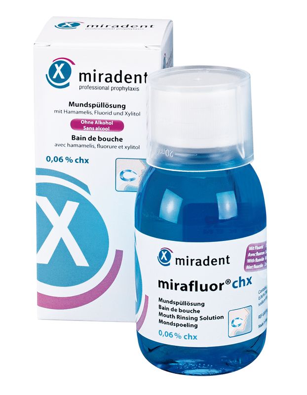 MIRADENT Mundsp�ll�sung mirafluor CHX 0,06%