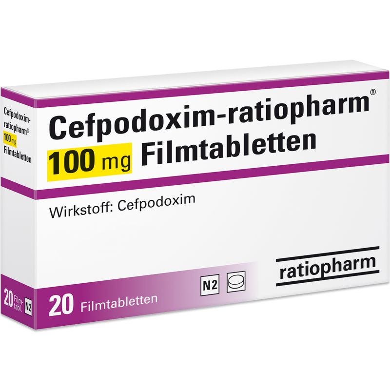 CEFPODOXIM-ratiopharm 100 mg Filmtabletten