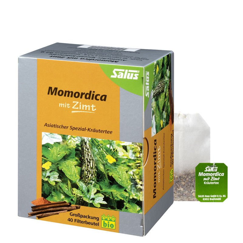 MOMORDICA CHARANTIA m.Zimt Kr�uterteemisch.Fbtl.