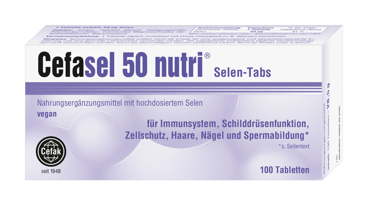 CEFASEL 50 nutri Selen-Tabs