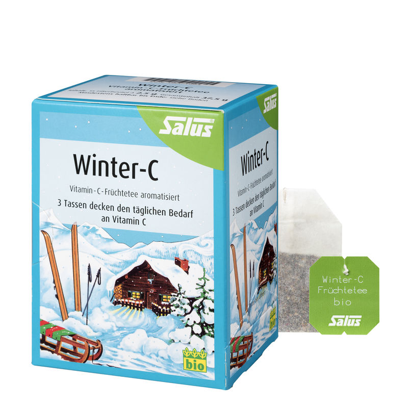 WINTER-C Vitamin-C-Fr�chtetee mit nat.Aroma Salus