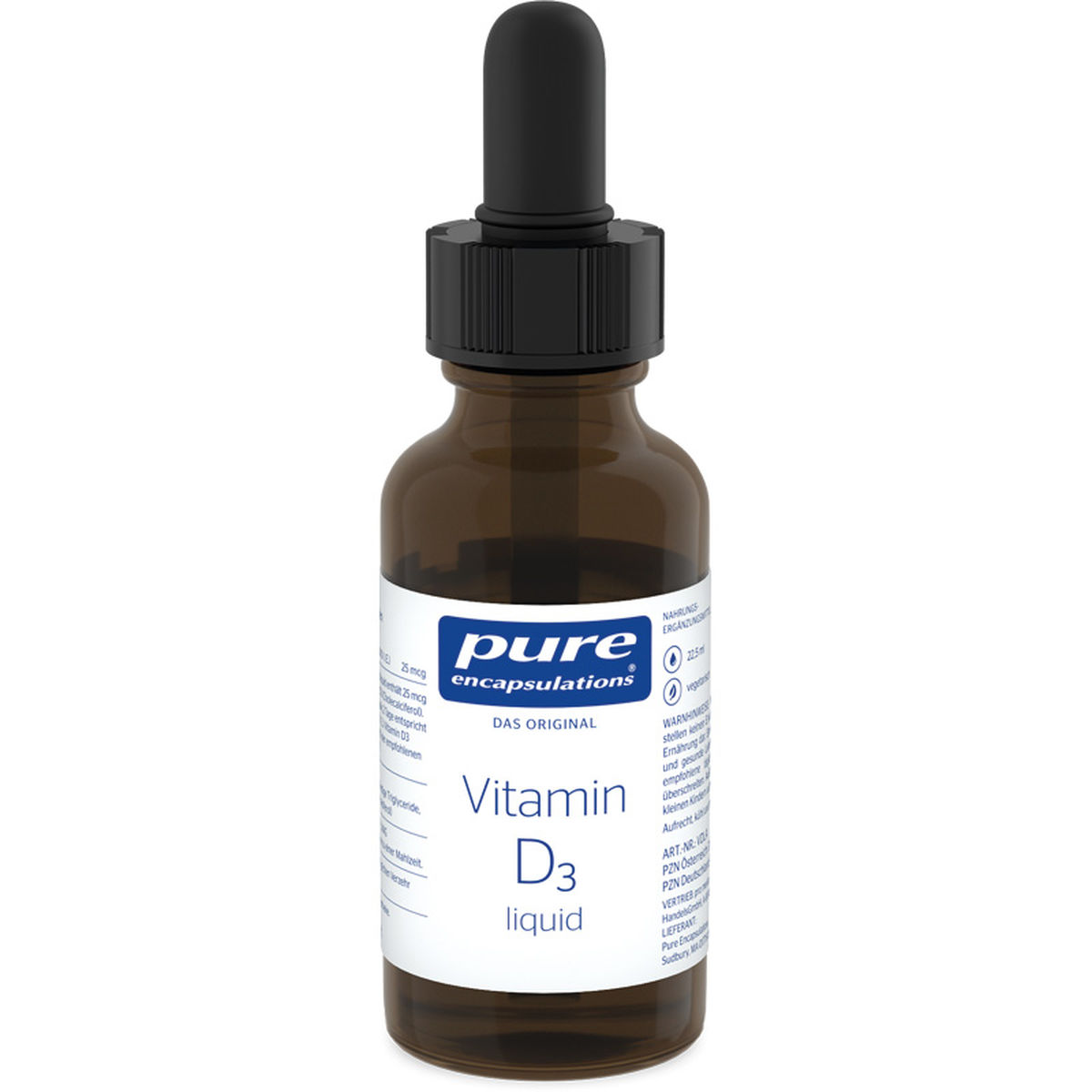 PURE ENCAPSULATIONS Vitamin D3 Liquid