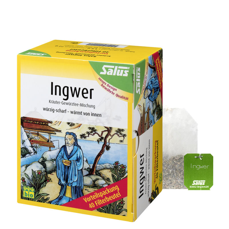 INGWER KR�UTER-GEW�RZTEE-Mischung Bio Salus Fbtl.