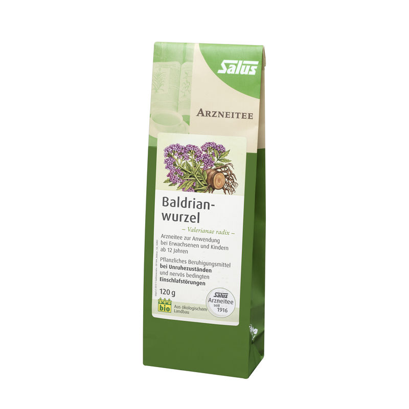 BALDRIANWURZEL Tee Bio Valerianae radix Salus