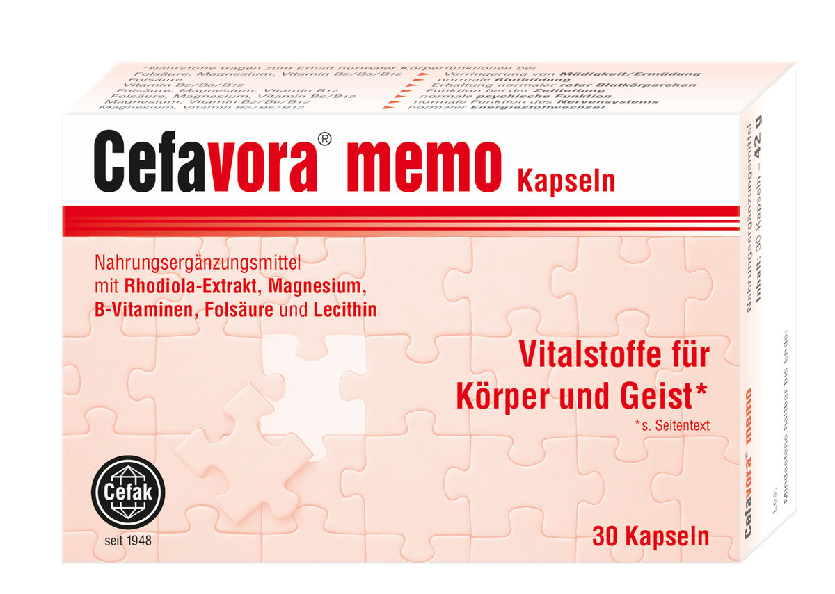 CEFAVORA memo Weichgelatinekapseln