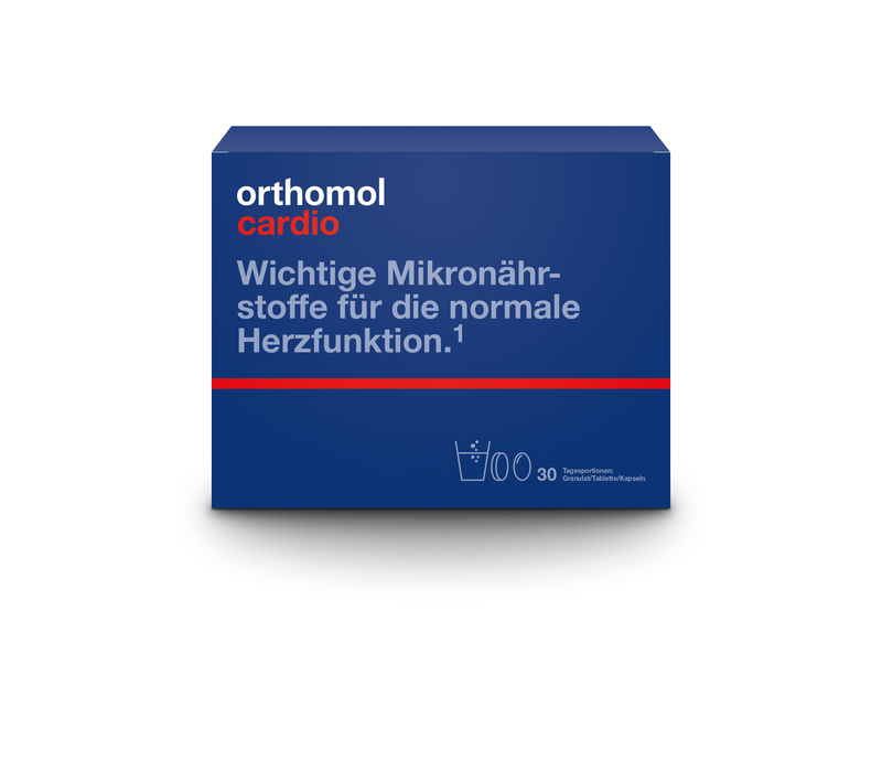 ORTHOMOL Cardio Granulat/Kaps./Tabl.Kombipack.