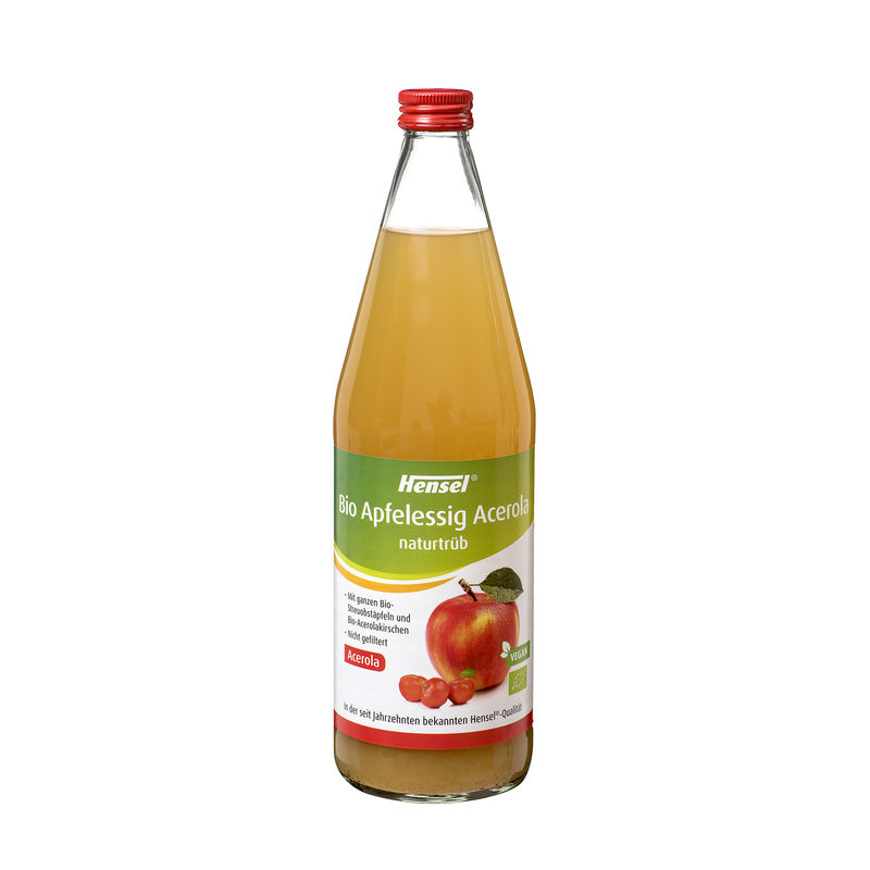 HENSEL Apfelessig naturtr�b Bio m.5% Acerola