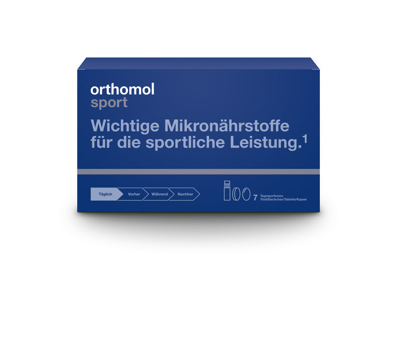 ORTHOMOL Sport Trinkfl�schchen/Tabl./Kaps.Kombip.