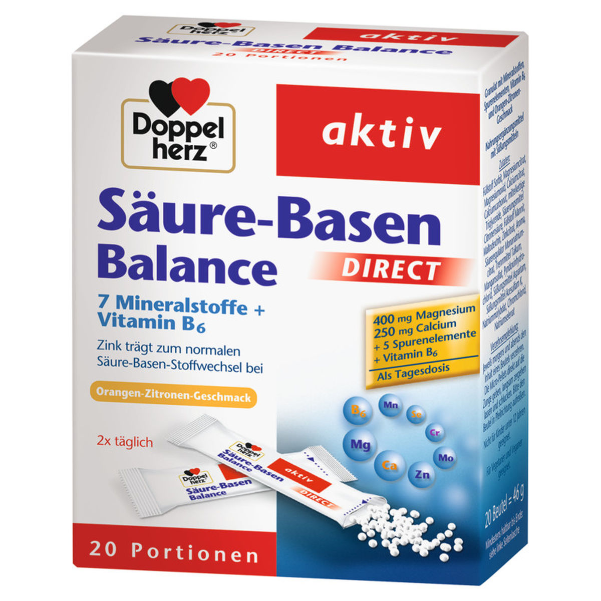 DOPPELHERZ S�ure-Basen Balance DIRECT Pellets