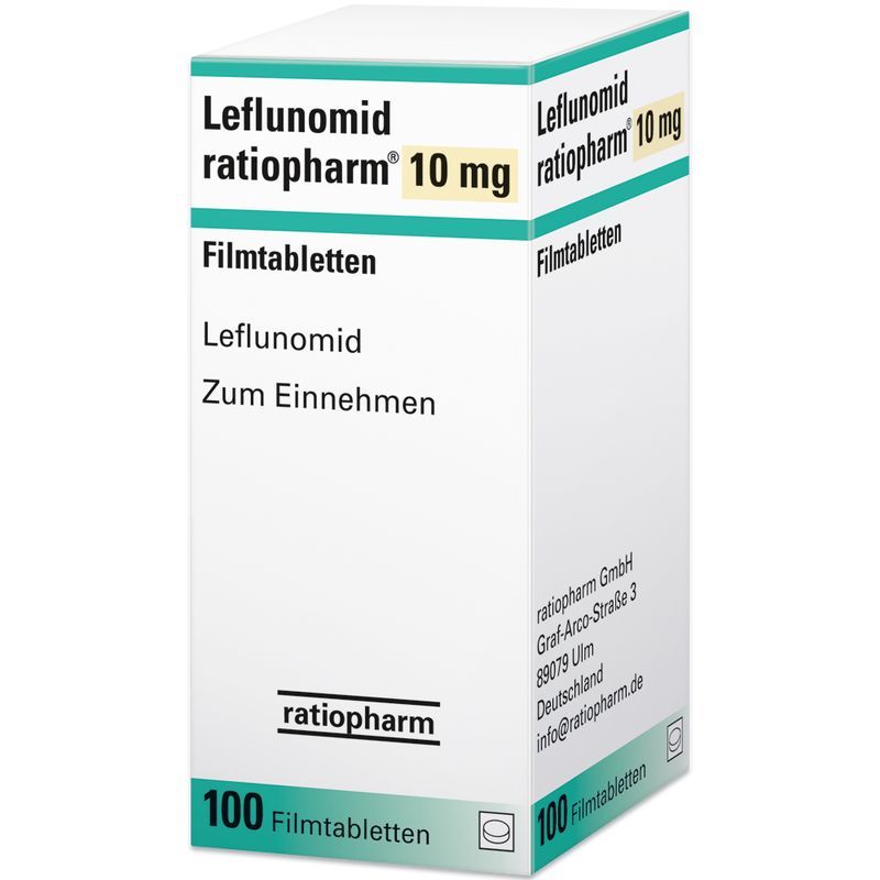 LEFLUNOMID ratiopharm 10 mg Filmtabletten