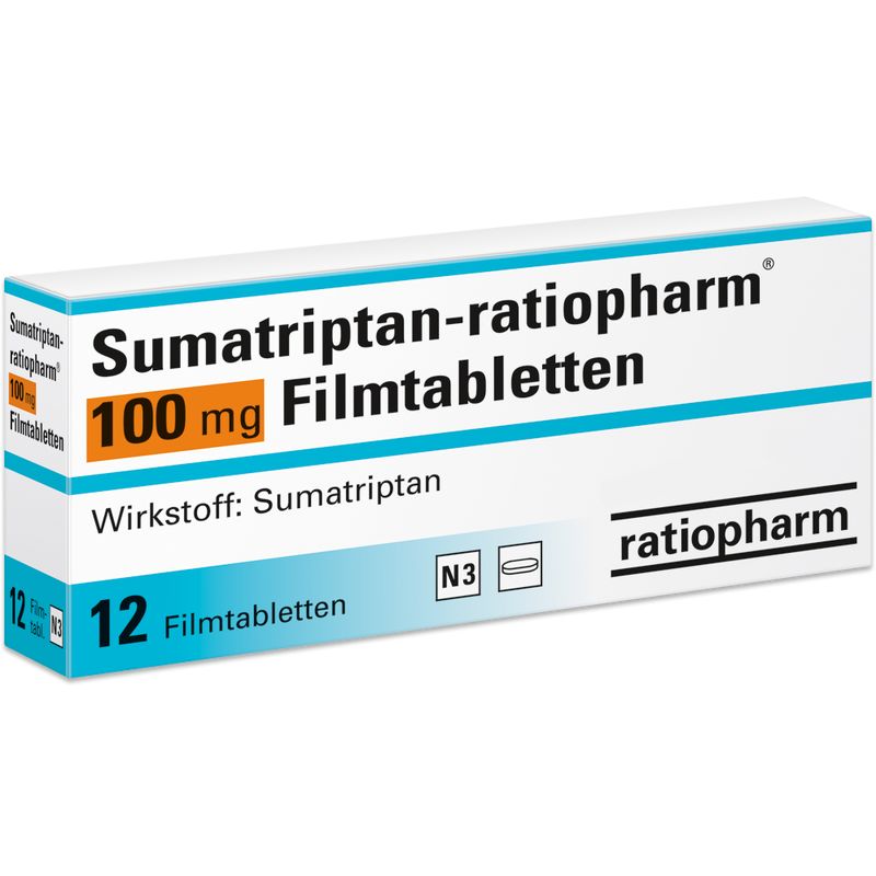 SUMATRIPTAN-ratiopharm 100 mg Filmtabletten