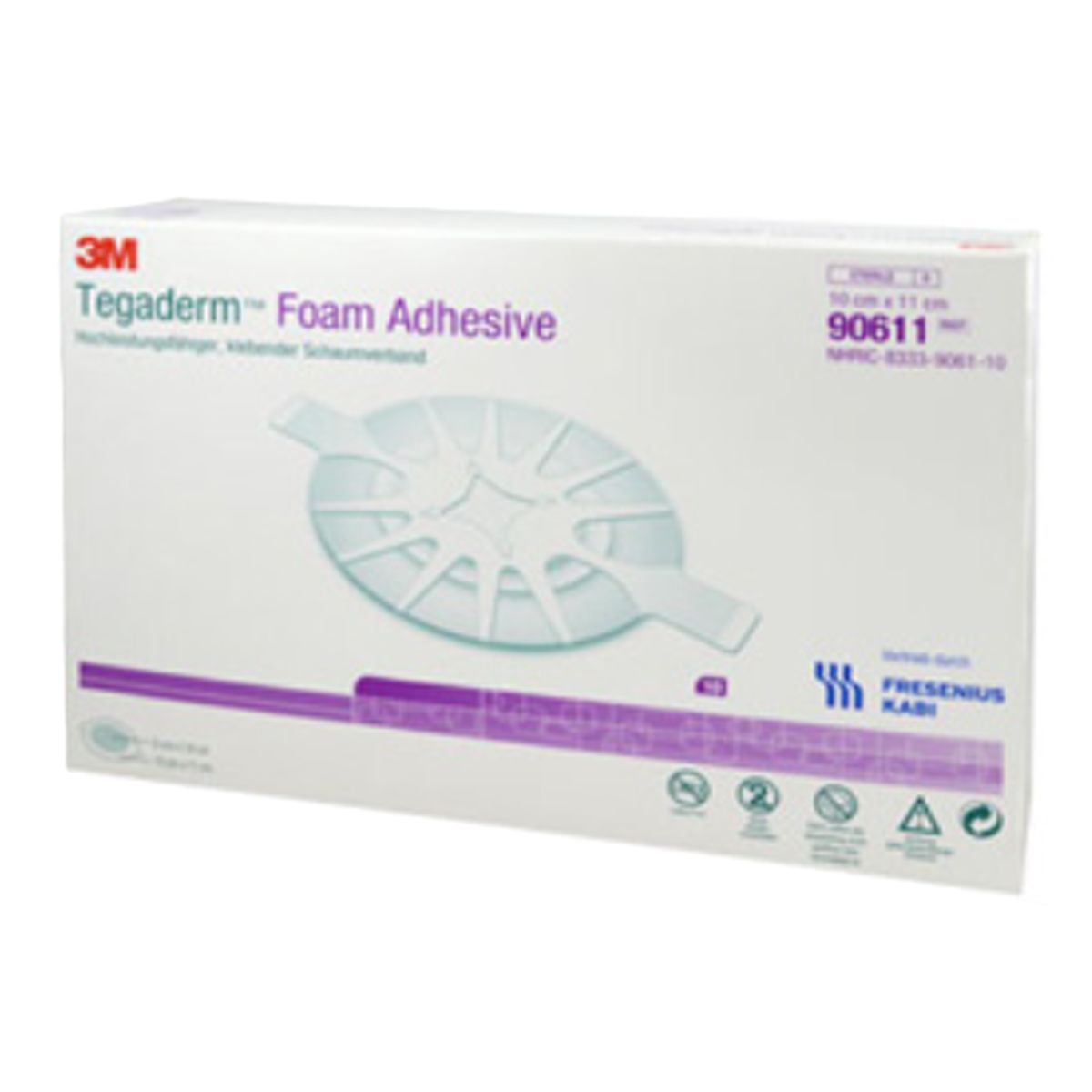 TEGADERM Foam Adhesive FK 10x11 cm oval 90611