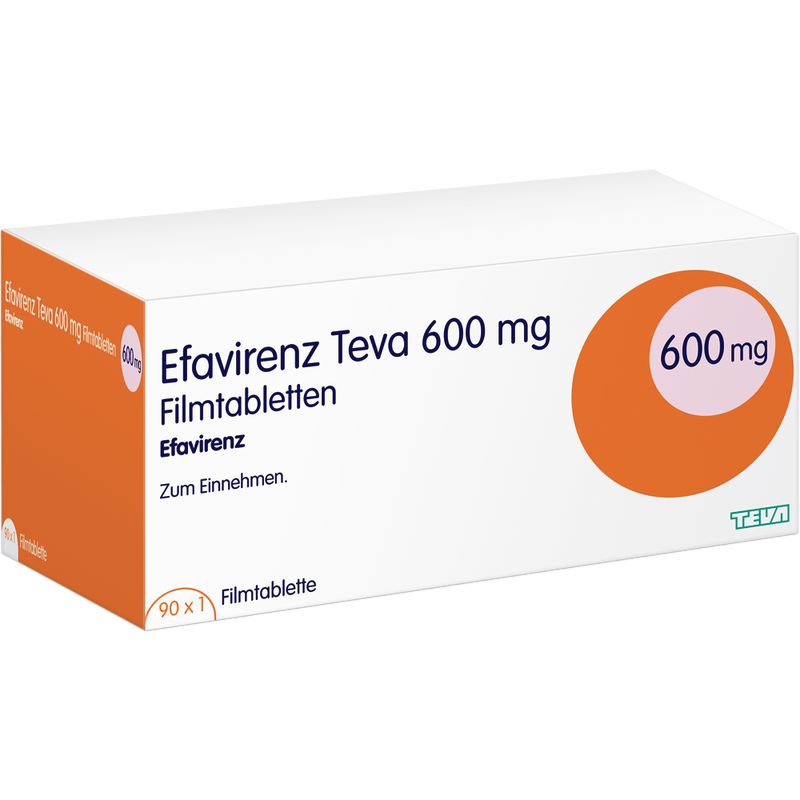EFAVIRENZ Teva 600 mg Filmtabletten