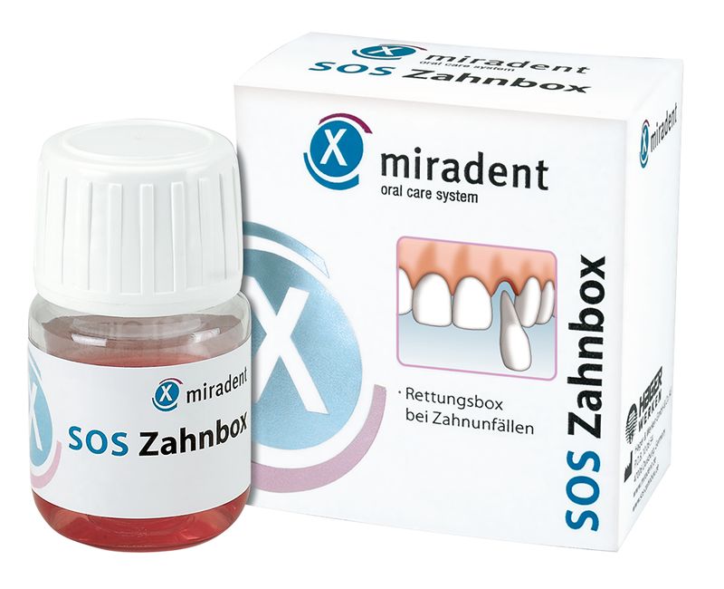 MIRADENT Zahnrettungsbox SOS Zahnbox