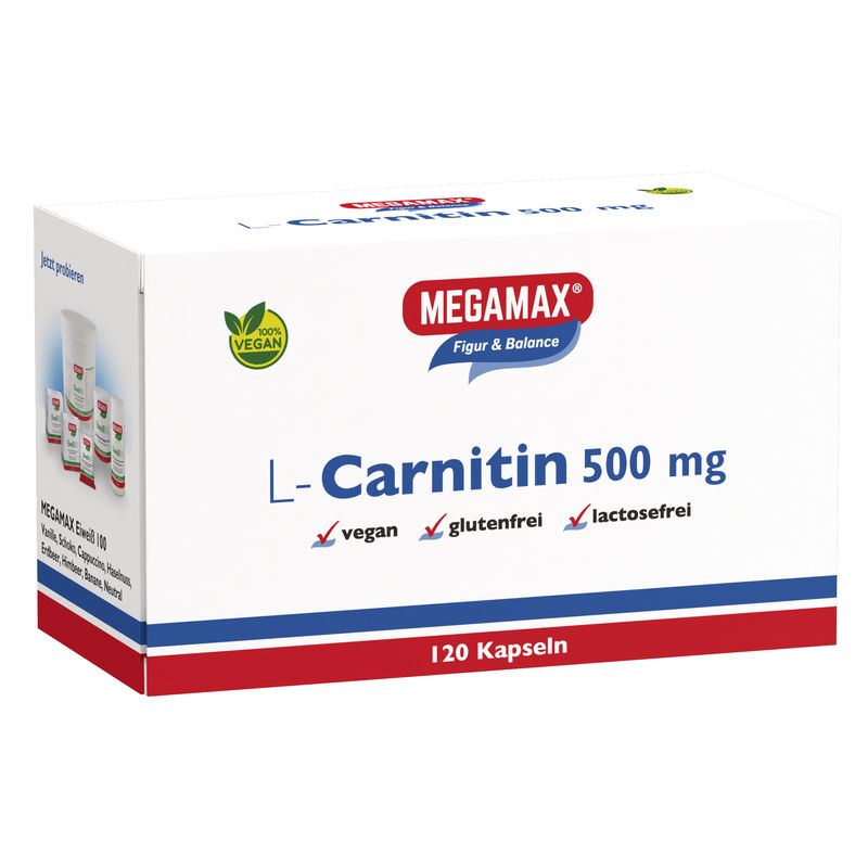 L-CARNITIN 500 mg Megamax Kapseln