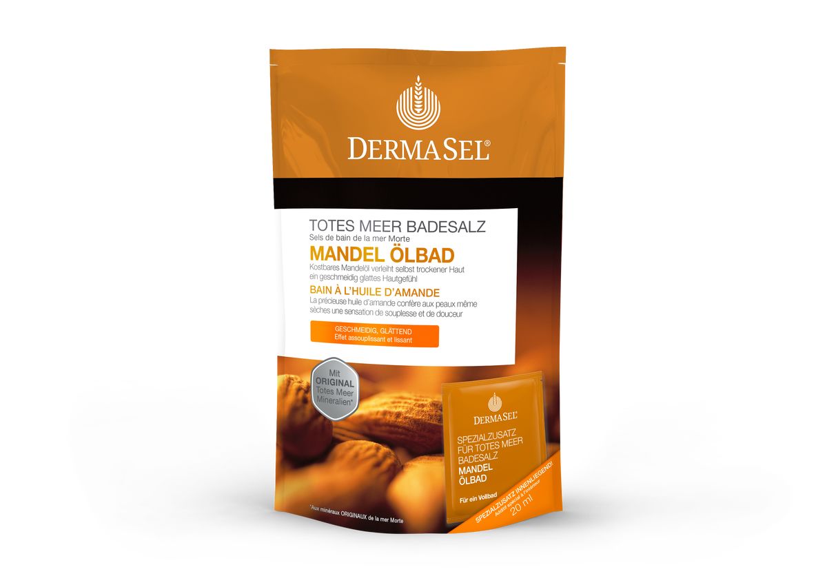 DERMASEL Totes Meer Badesalz+Mandel SPA