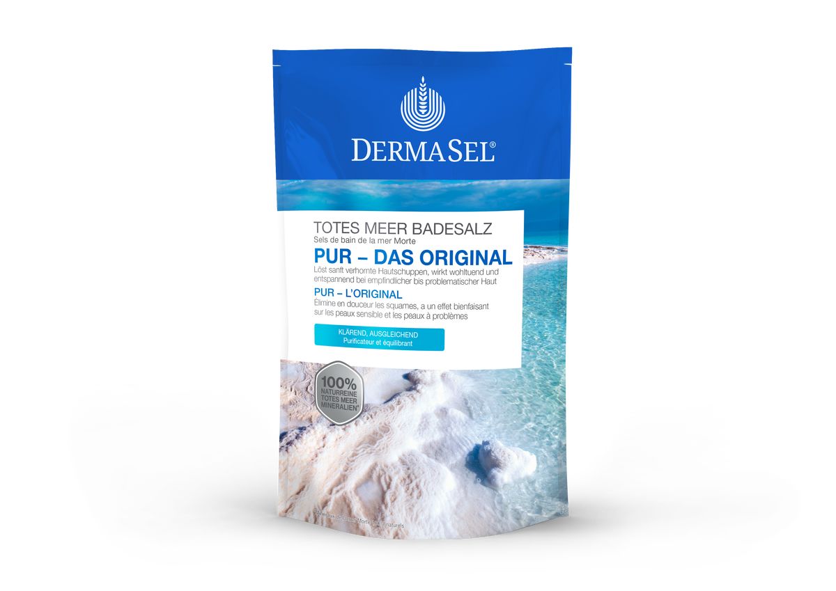 DERMASEL Totes Meer Badesalz Pur