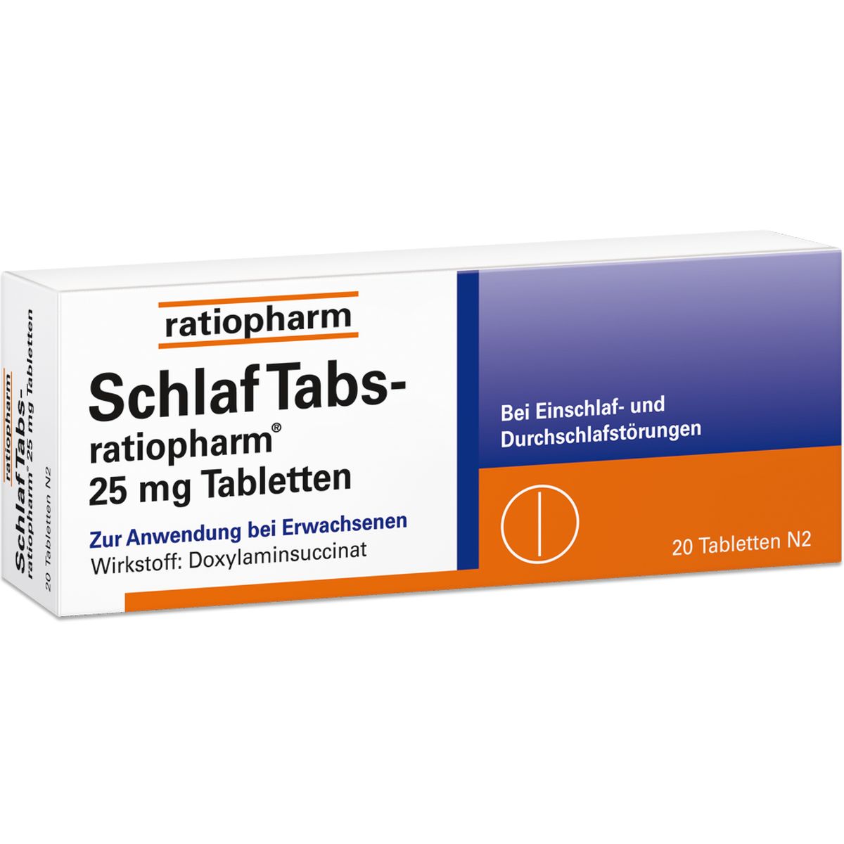 SCHLAF TABS-ratiopharm 25 mg Tabletten