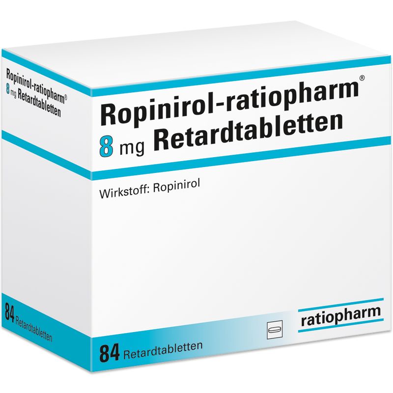 ROPINIROL-ratiopharm 8 mg Retardtabletten