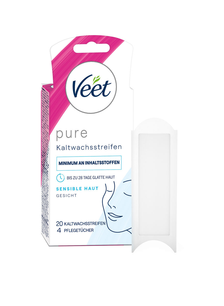 VEET Kaltwachs-Streifen Gesicht