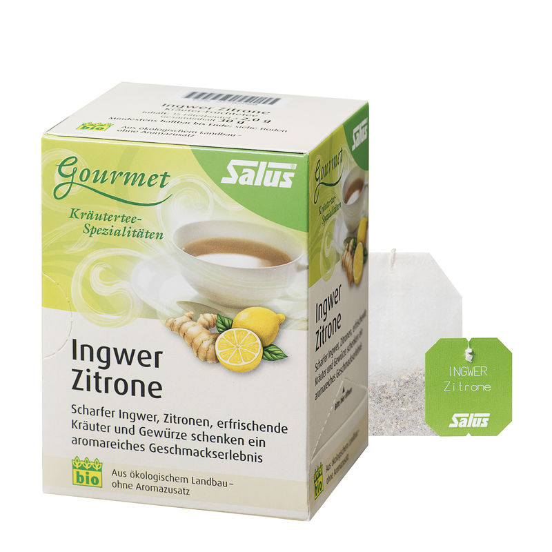INGWER ZITRONE Tee Salus Filterbeutel