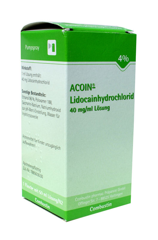 ACOIN-Lidocainhydrochlorid 40 mg/ml L�sung