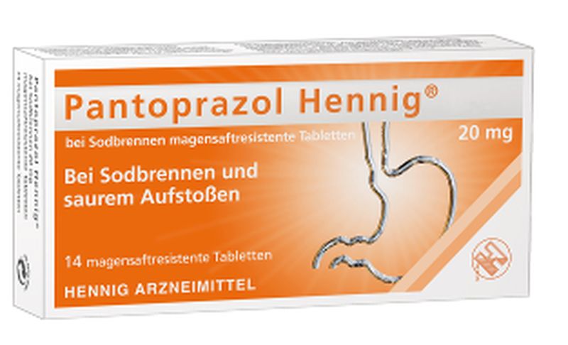 PANTOPRAZOL Hennig b.Sodbrennen 20 mg msr.Tabl.