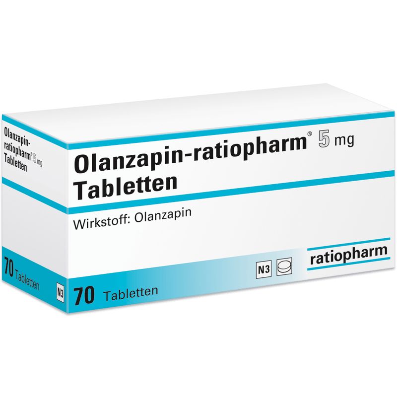 OLANZAPIN-ratiopharm 5 mg Tabletten