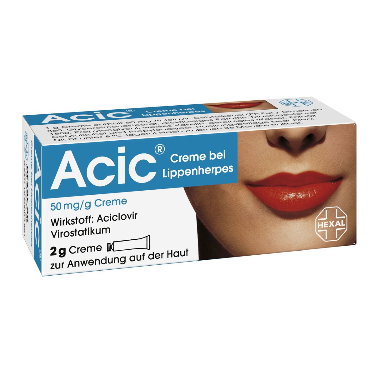 ACIC Creme bei Lippenherpes