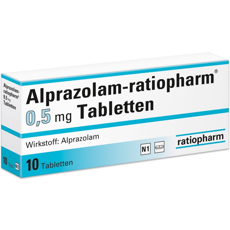 ALPRAZOLAM-ratiopharm 0,5 mg Tabletten