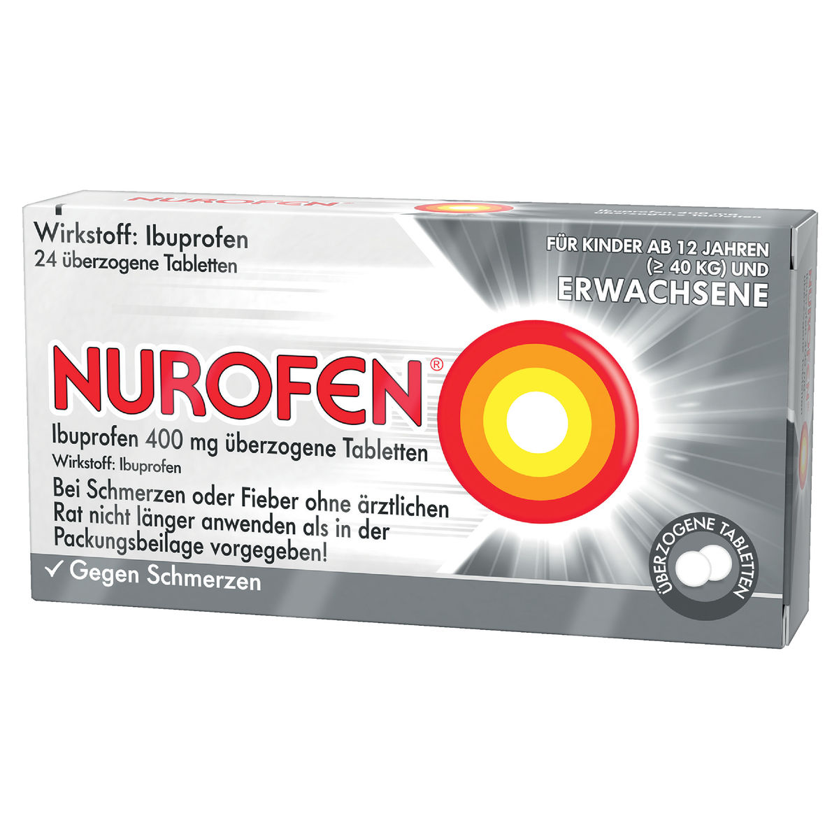 NUROFEN Ibuprofen 400 mg �berzogene Tabletten